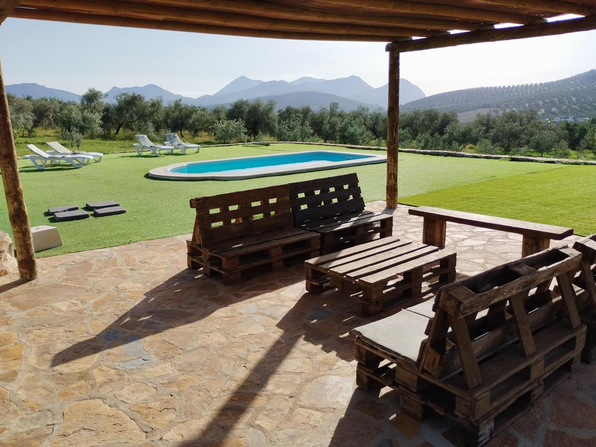 Вилла Cortijo Rural Gumeo Малага Экстерьер фото